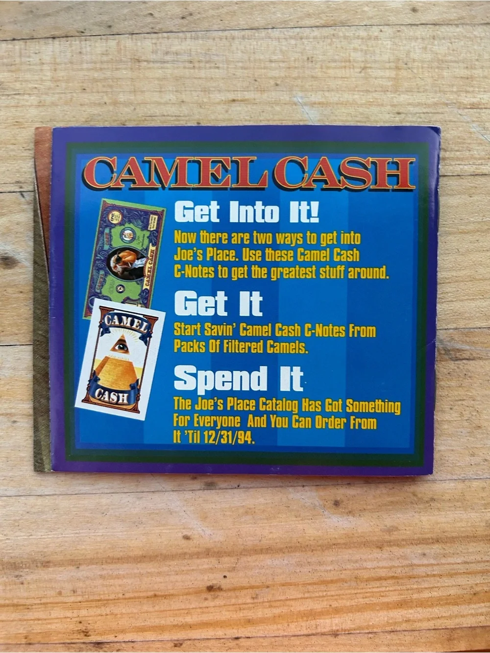Vintage Tin‎ Smokin’ Joes Camel Cigarettes metal box 1994 racing race car